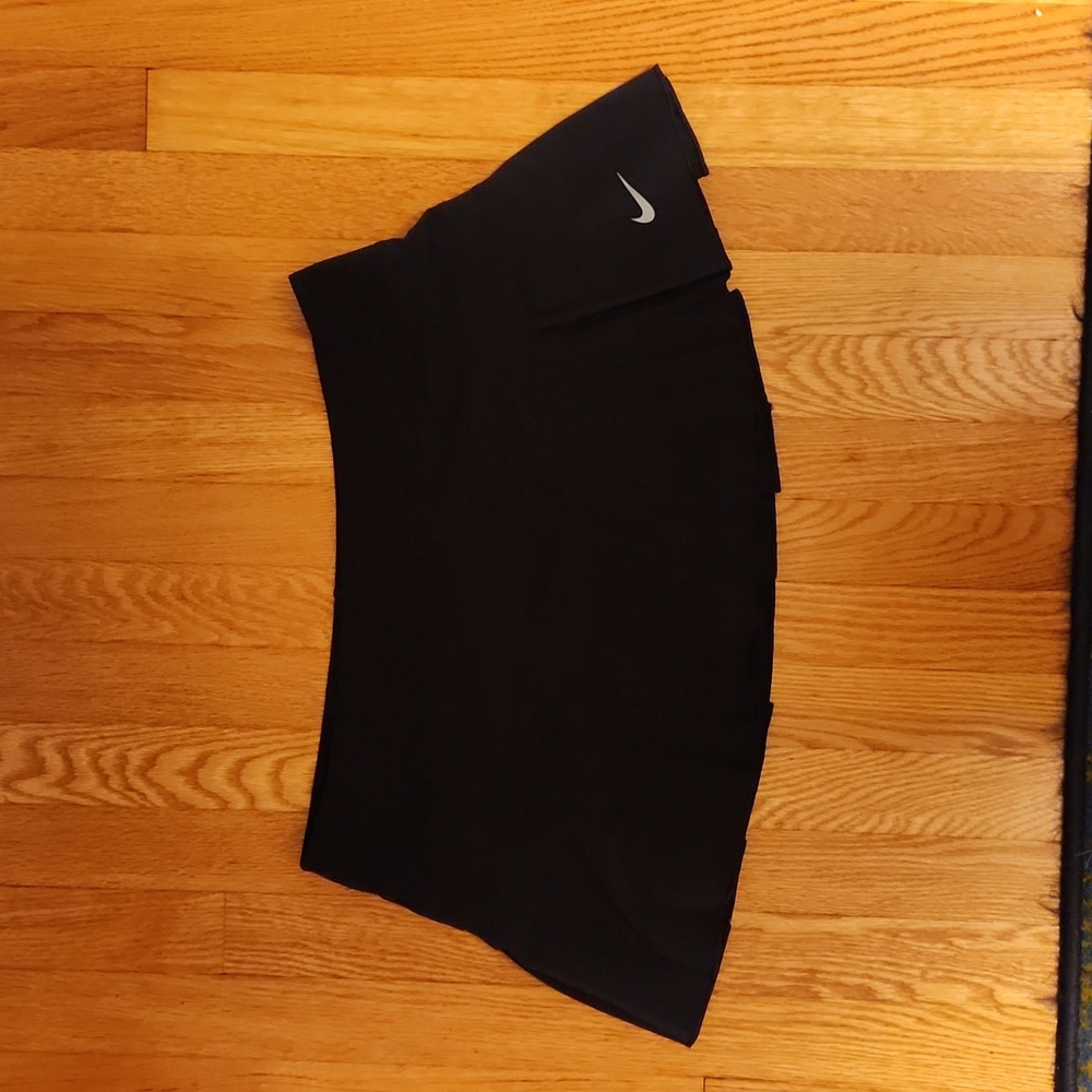 Nike dri-fit black tennis skirt - large